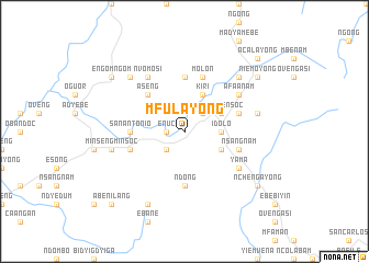 map of Mfulayong