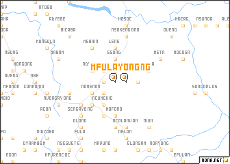 map of Mfulayong