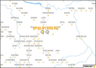 map of Mfulayong