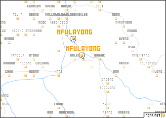 map of Mfulayong