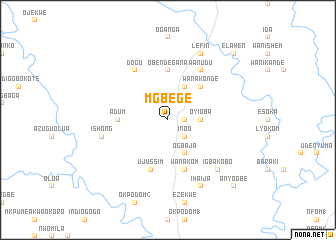 map of Mgbege