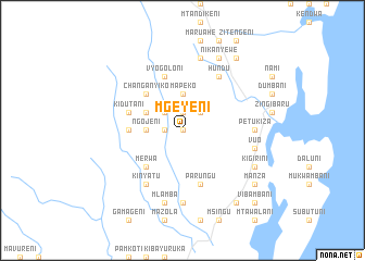 map of Mgeyeni