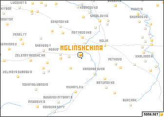 map of Mglinshchina