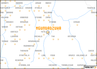 map of Mgundadzuwa