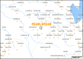 map of Mgwalangwa
