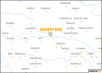 map of Mgwenyana
