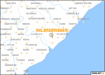 map of Mhlanganisweni