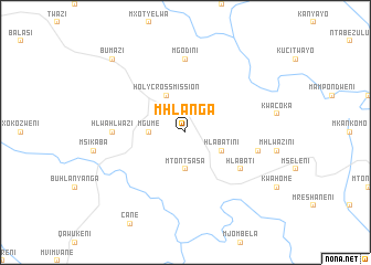 map of Mhlanga