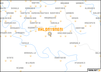 map of Mhlonyaneni