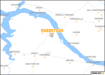 map of Mhoontown