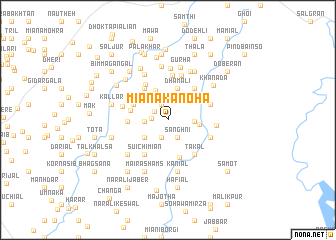 map of Miāna Kanoha