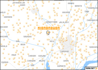 map of Miāna Nawān