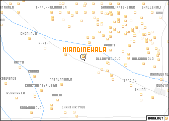 map of Miān Dinewāla