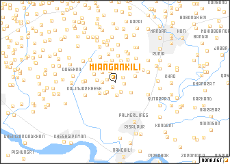 map of Miāngān Kili