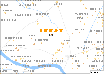 map of Miān Gauhar