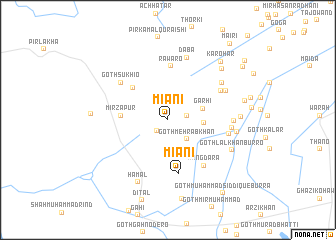 map of Miāni