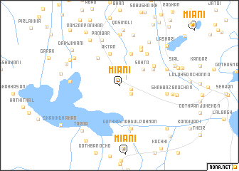 map of Miāni