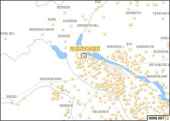 map of Miān Khān
