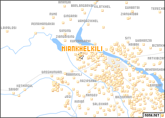 map of Miān Khel Kili