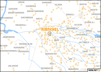 map of Miān Khel