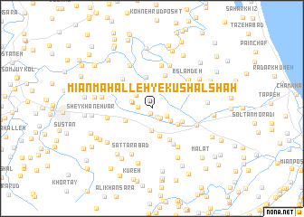 map of Mīān Maḩalleh-ye Kūshālshāh