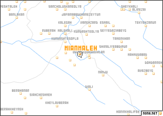 map of Mīān Maleh