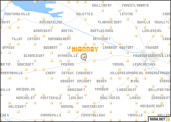 map of Miannay