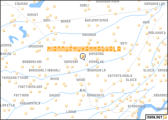 map of Miān Nūr Muhammadwāla