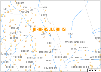 map of Miān Rasūl Bakhsh