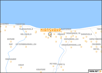 map of Mīān Shahr