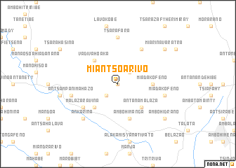 map of Miantsoarivo