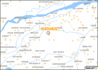 map of Miānwais