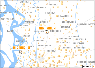 map of Miānwāla