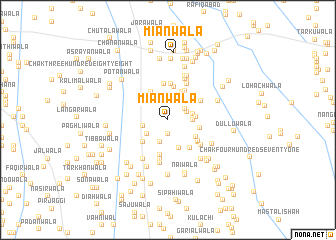 map of Miānwāla