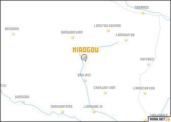 map of Miaogou