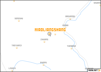 map of Miaoliangshang