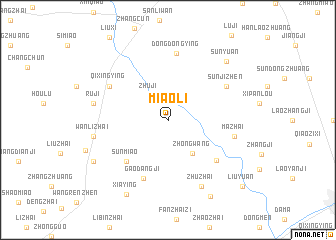 map of Miaoli