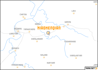 map of Miaomenqian