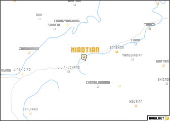 map of Miaotian