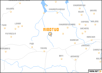 map of Miaotuo