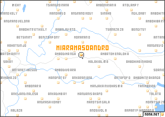 map of Miaramasoandro