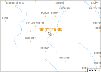 map of Miary Atsimo