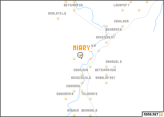 map of Miary