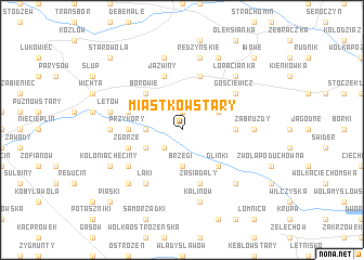 map of Miastków Stary