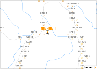 map of Mibang II