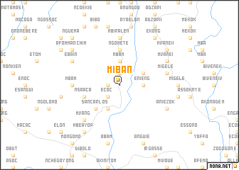 map of Miban