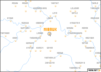 map of Mibauk