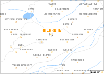 map of Micarone