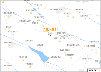 map of Micăuţi