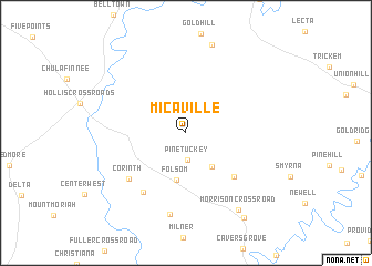 map of Micaville
